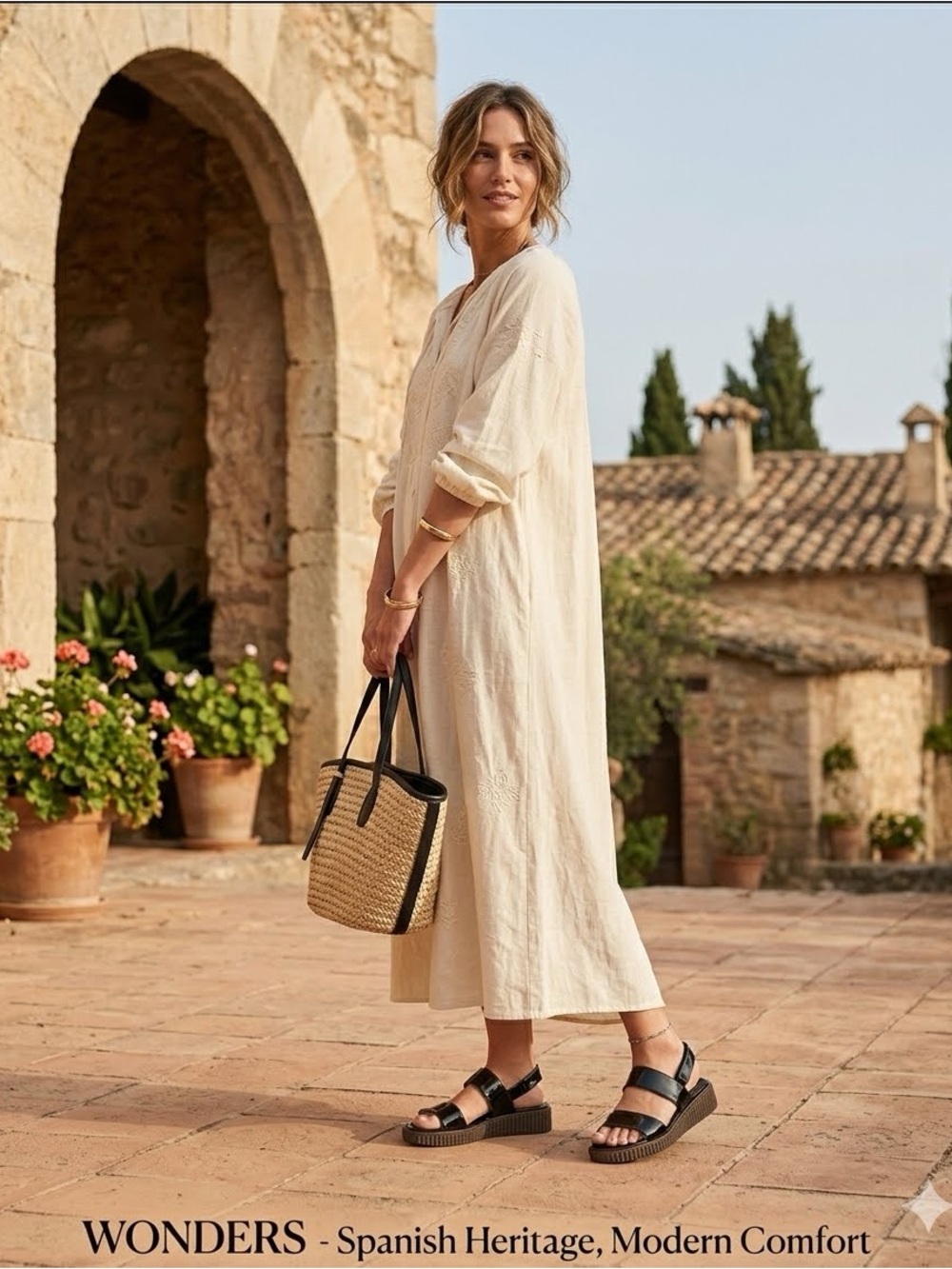 Wonders Black Patent Leather Sandals